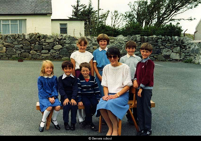 Bernera school pupils 1983