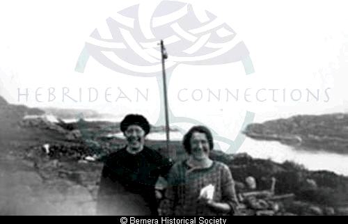 Dorothy Henderson and Catherine Macdonald, Bernera