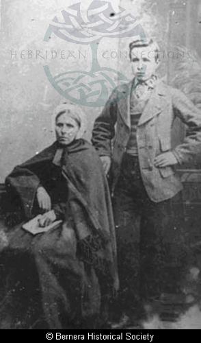 Ann Mackenzie and her son Angus Macinnes, of 3 Crulivig