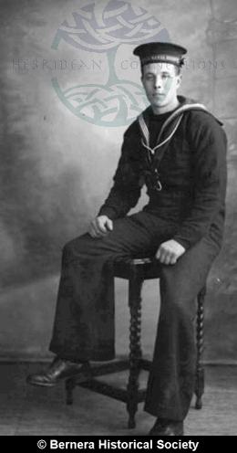 Angus Macdonald 11 Kirkibost in Naval uniform