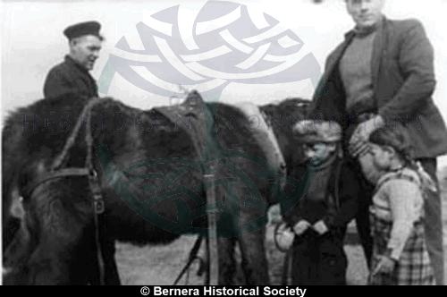 A Kirkibost group with pony