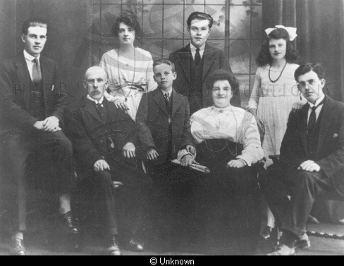 Mr & Mrs John Macdonald and family, Twechar