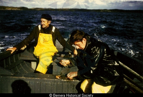 Murdo and Dolly Angus Macdonald lobster fishing