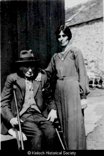 Angus Nicolson with his wife Peggy Mackenzie, 11 Arivruach