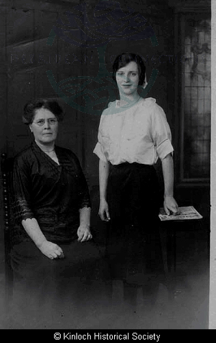 Mrs Hay and daughter Peggy, 6 Garyvard