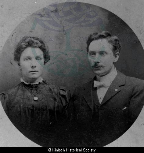 John Nicolson, 47 Balallan and his wife Alexina Montgomery, 21b Laxay
