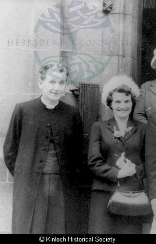 Rev Roderick Murray, Church of Scotland, Kinloch with Iana Dolina Maciver