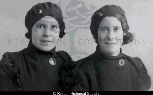 Two sisters in NAAFI uniform