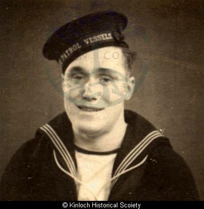 Malcolm Macleod, 9b Laxay in Naval uniform