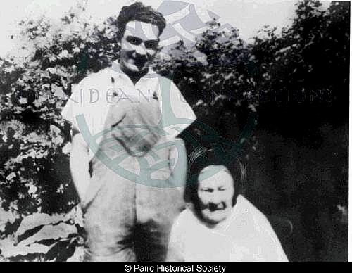 Donald J Macrae, 8 Habost with his grandmother Isobel