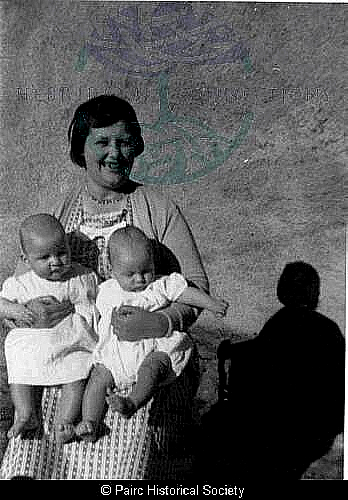 Louisa Macleod, 6 Marvig with local twins