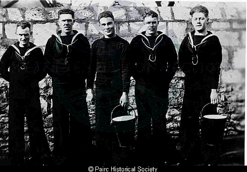 Group of men in Naval uniform