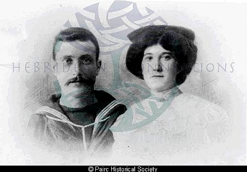Murdo Kennedy and his wife Johanna, 13 Orinsay