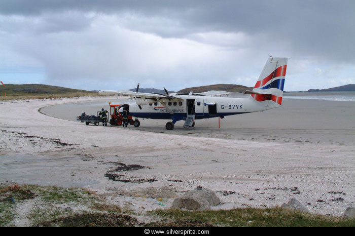 Landing on Barra in 2007