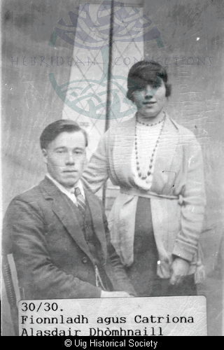 Finlay Macleod and his sister Catriona