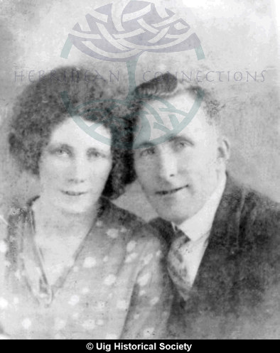 Angus Macdonald (Talach) & his cousin Christina Macdonald