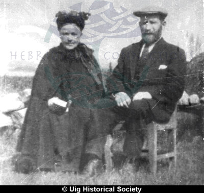 Angus MacRitchie with his wife Henny